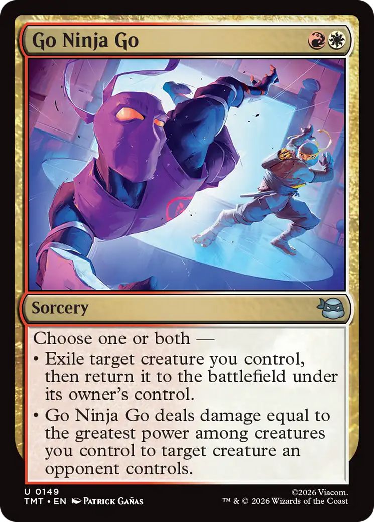 Go Ninja Go - Uncommon Sorcery card from Teenage Mutant Ninja Turtles