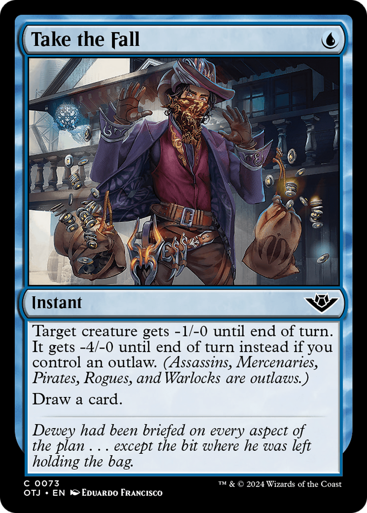 Take the Fall - Common Instant card from Outlaws of Thunder Junction