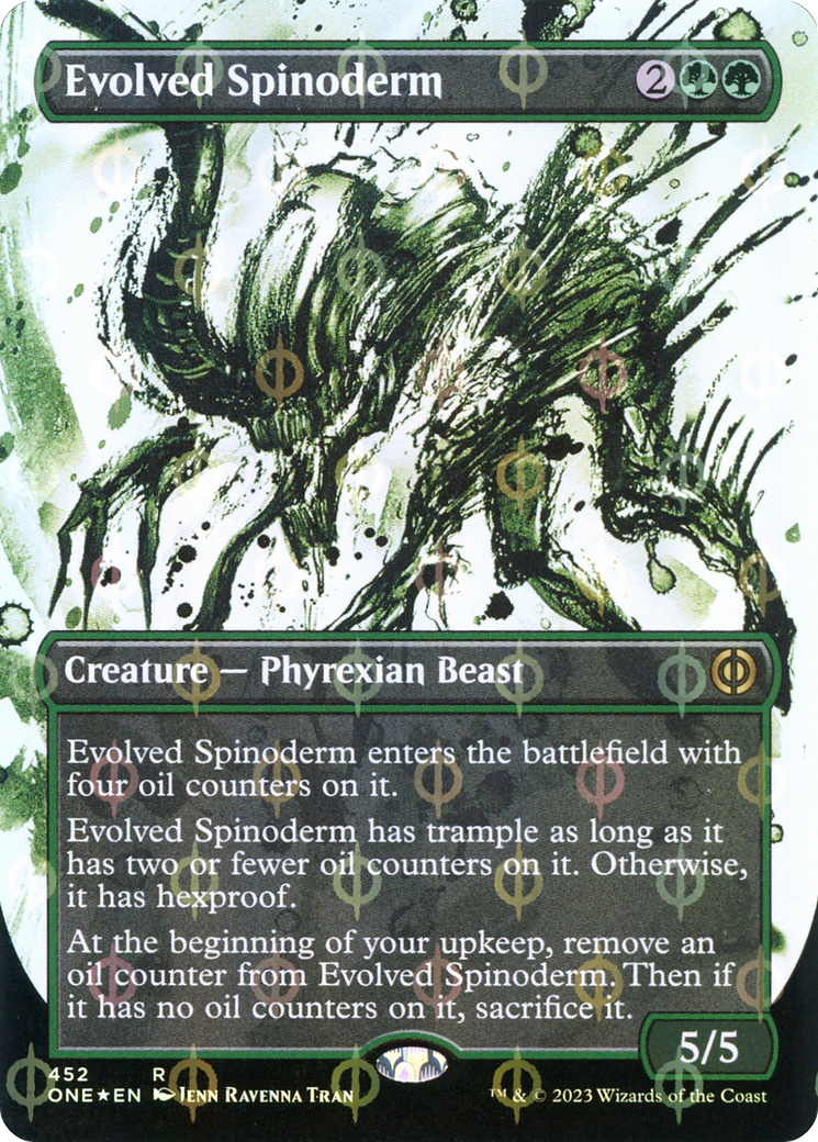 Evolved Spinoderm - Rare Creature — Phyrexian Beast card from Phyrexia: All Will Be One