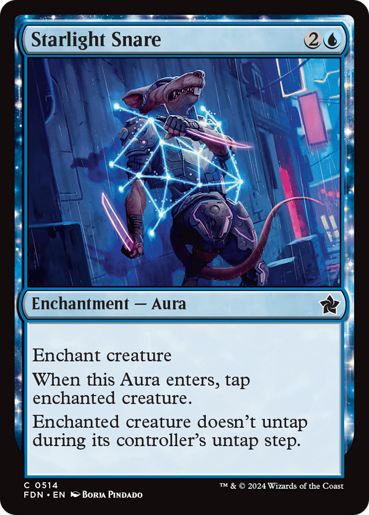 Starlight Snare - Common Enchantment — Aura card from Foundations