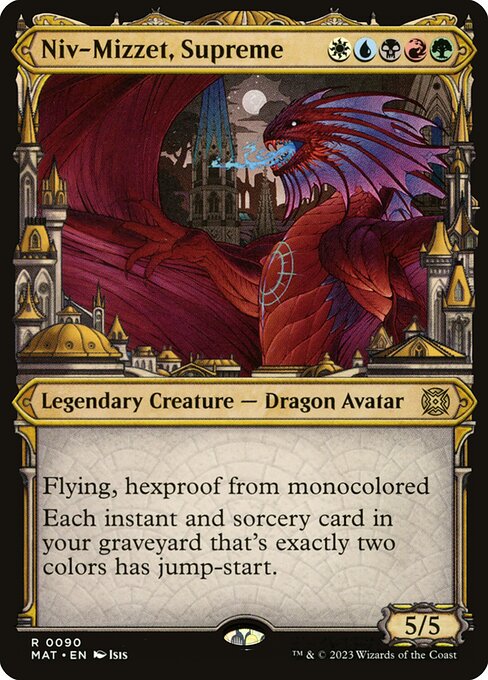 Niv-Mizzet, Supreme - Rare card from MAT