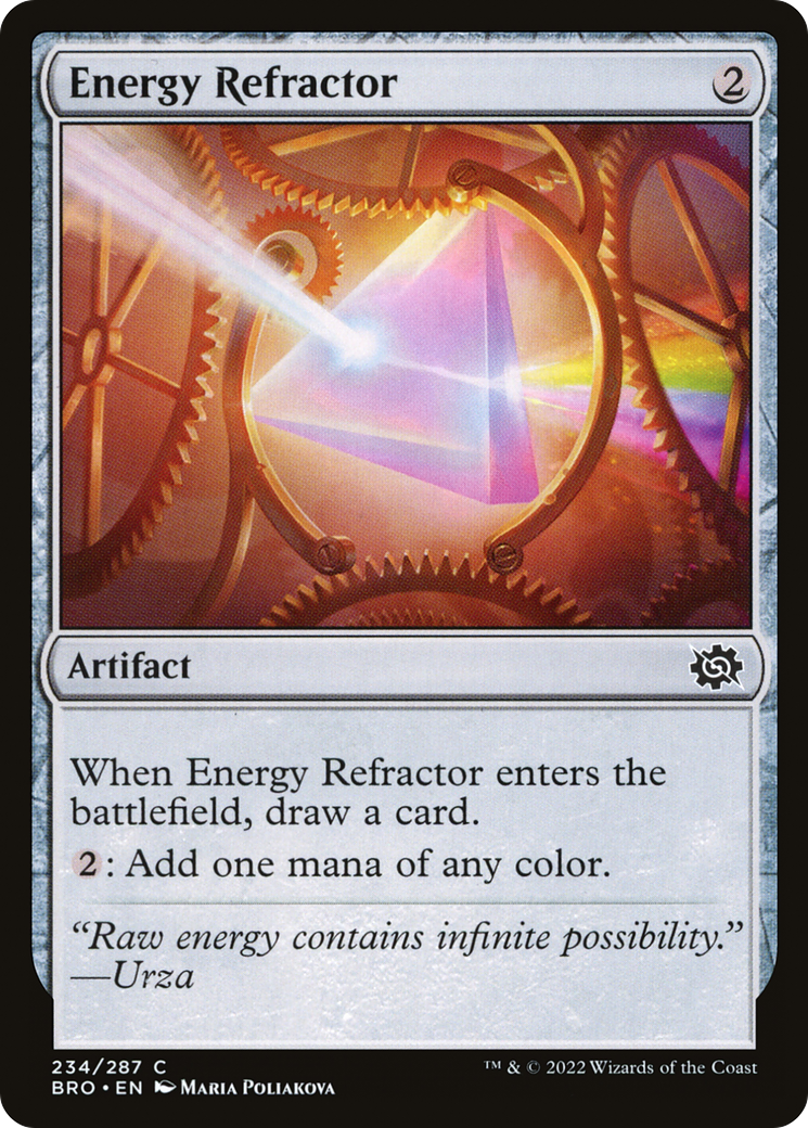 Energy Refractor - Common Artifact card from The Brothers' War