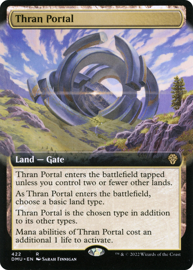 Thran Portal - Rare Land — Gate card from Dominaria United