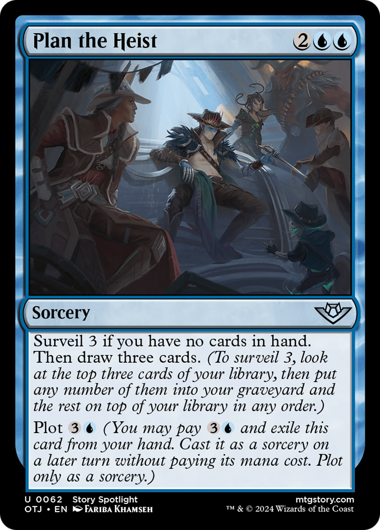Plan the Heist - Uncommon Sorcery card from Outlaws of Thunder Junction