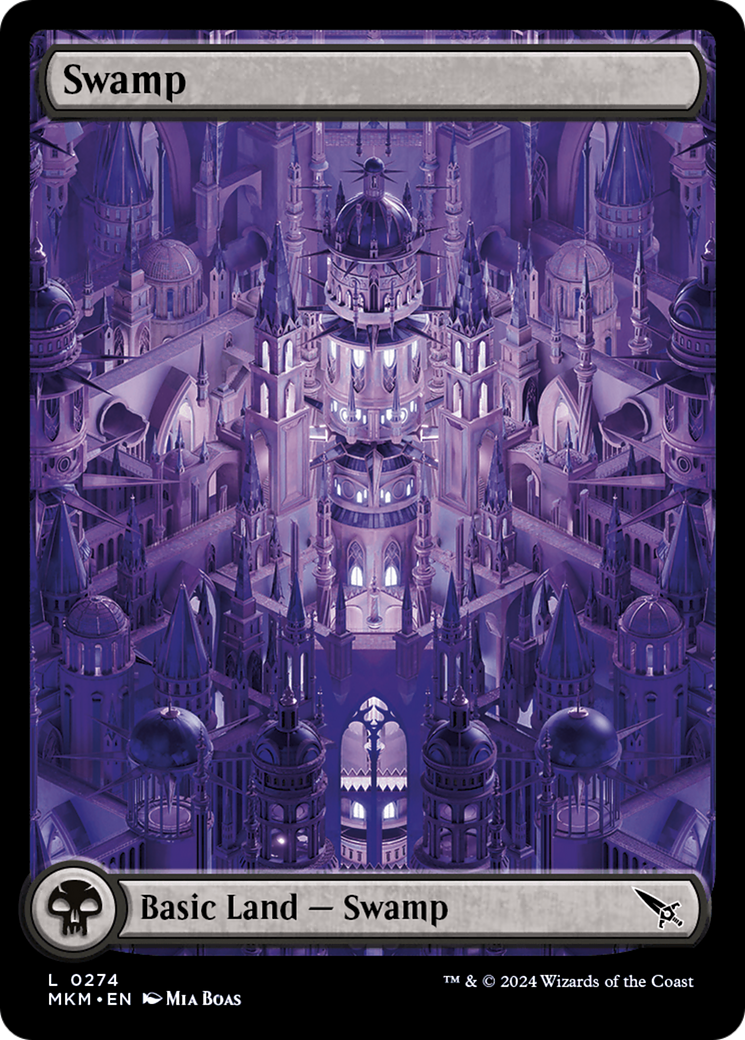 Swamp - Common Basic Land — Swamp card from Murders at Karlov Manor