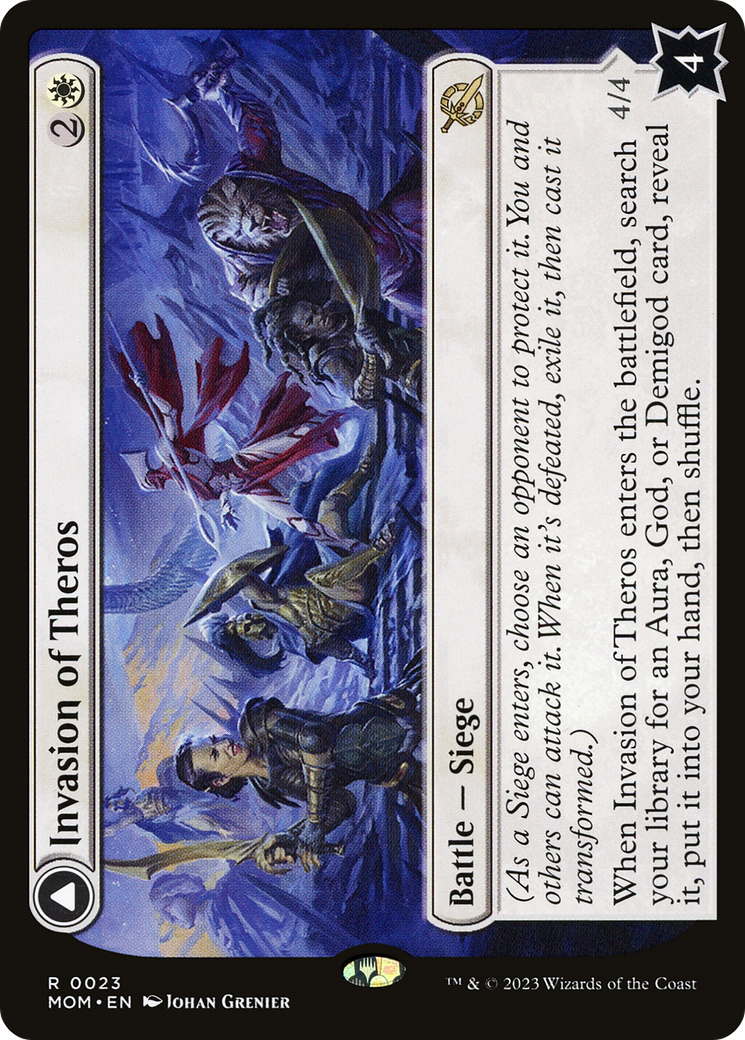 Invasion of Theros // Ephara, Ever-Sheltering - Rare Legendary Enchantment Creature — God card from March of the Machine