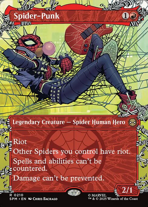 Spider-Punk - Rare card from Marvel's Spider-Man