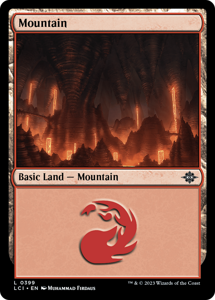 Mountain - Common Basic Land — Mountain card from The Lost Caverns of Ixalan