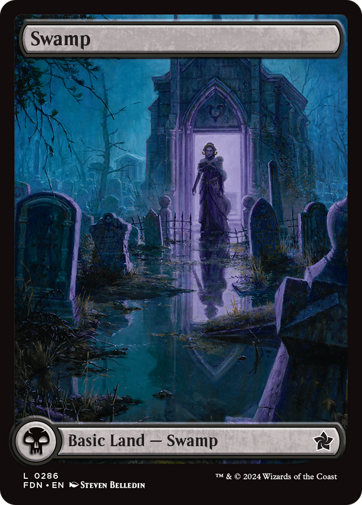 Swamp - Common Basic Land — Swamp card from Foundations