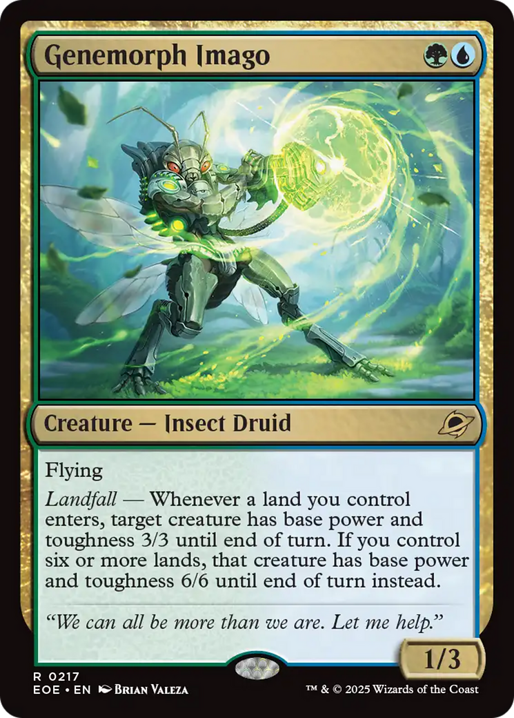 Genemorph Imago - Creature — Insect Druid used in Simic main decks