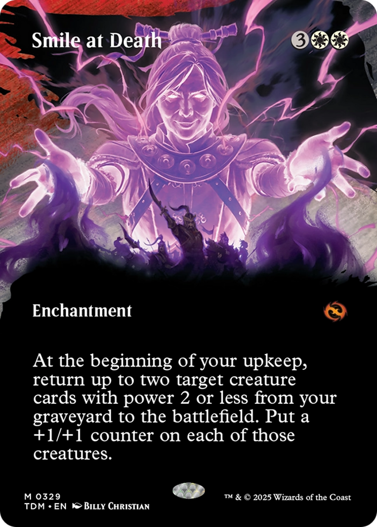 Smile at Death - Mythic Enchantment card from Tarkir: Dragonstorm