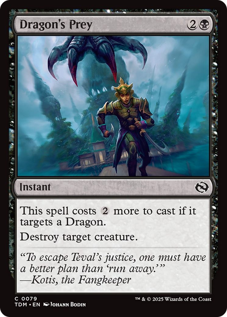 Dragon's Prey - Common Instant card from Tarkir: Dragonstorm