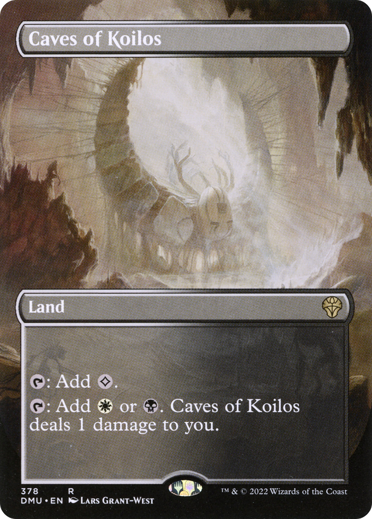 Caves of Koilos - Rare Land card from Dominaria United