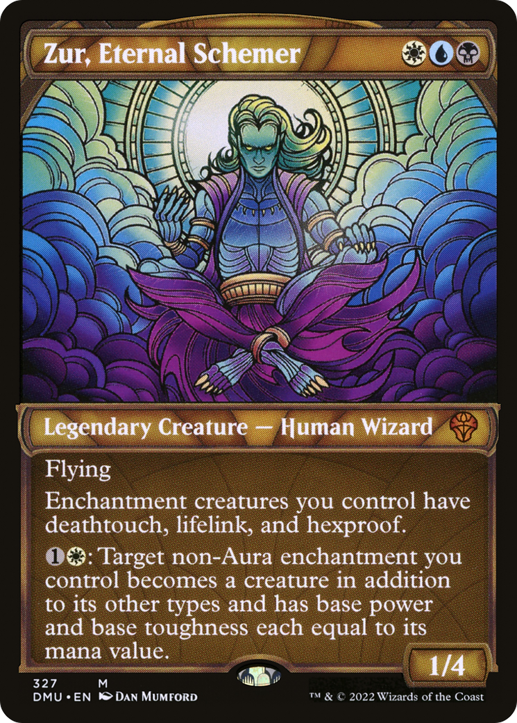 Zur, Eternal Schemer - Mythic Legendary Creature — Human Wizard card from Dominaria United