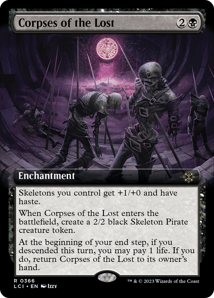 Corpses of the Lost - Rare Enchantment card from The Lost Caverns of Ixalan