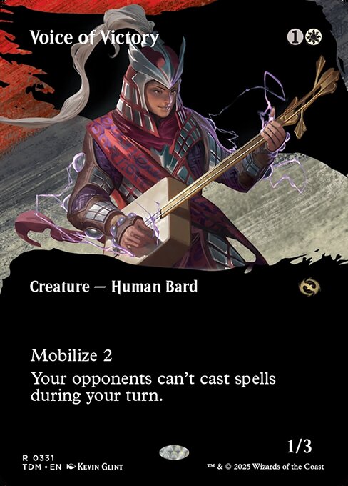 Voice of Victory - Rare card from Tarkir: Dragonstorm