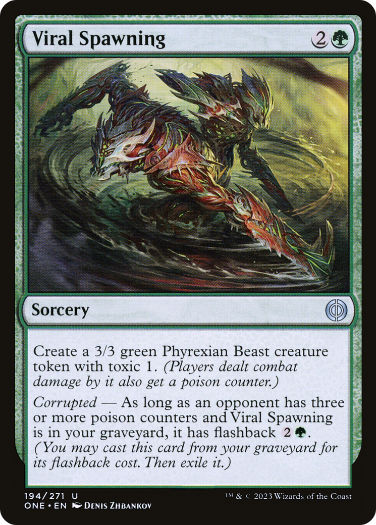 Viral Spawning - Uncommon Sorcery card from Phyrexia: All Will Be One