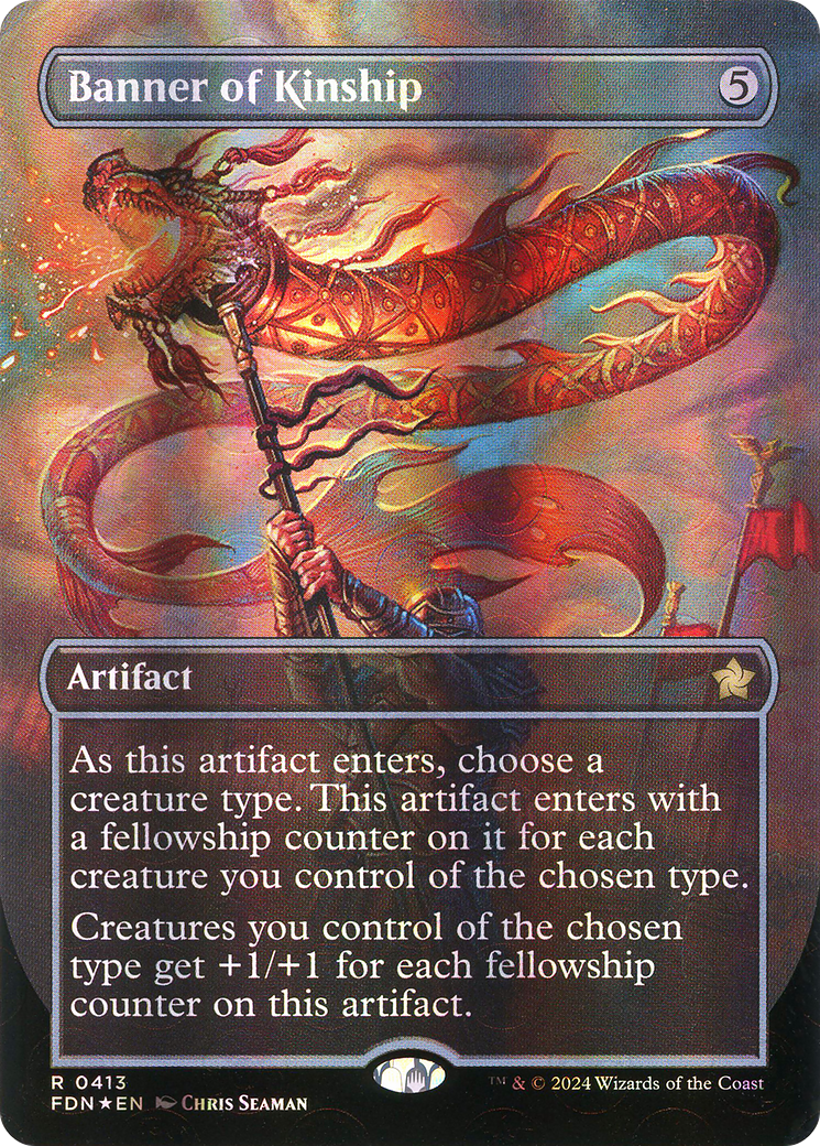 Banner of Kinship - Rare Artifact card from Foundations