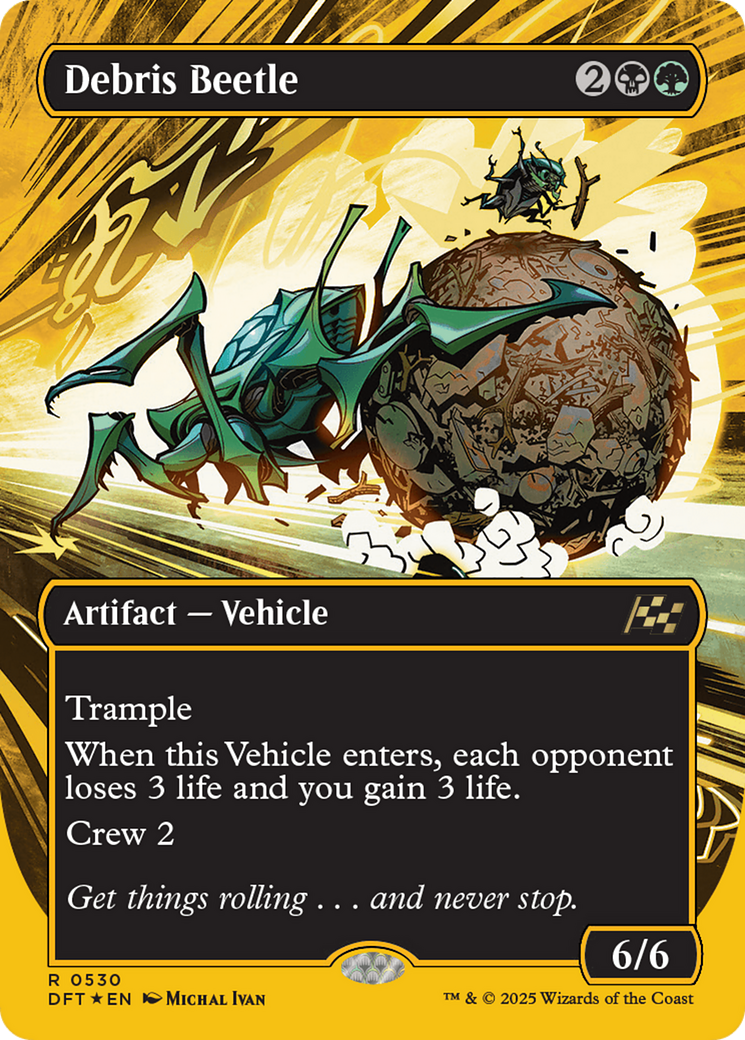 Debris Beetle - Rare Artifact — Vehicle card from Aetherdrift
