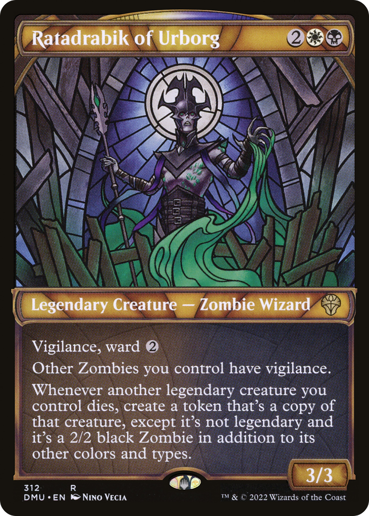 Ratadrabik of Urborg - Rare Legendary Creature — Zombie Wizard card from Dominaria United