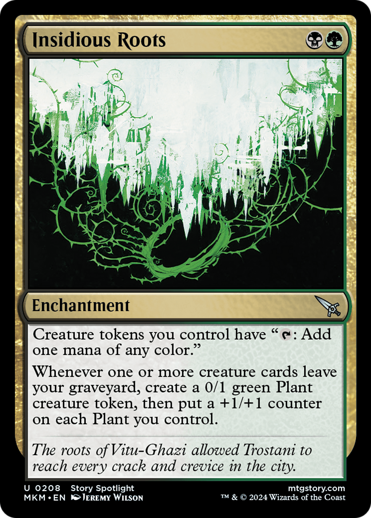 Insidious Roots - Uncommon Enchantment card from Murders at Karlov Manor