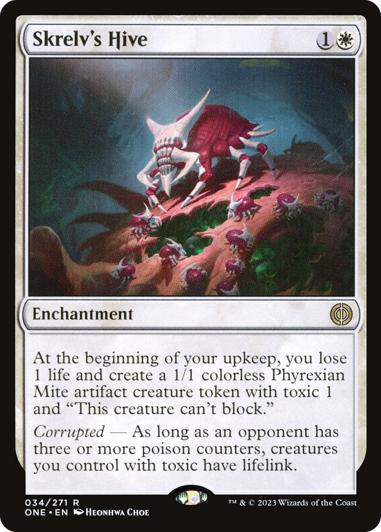 Skrelv's Hive - Rare Enchantment card from Phyrexia: All Will Be One