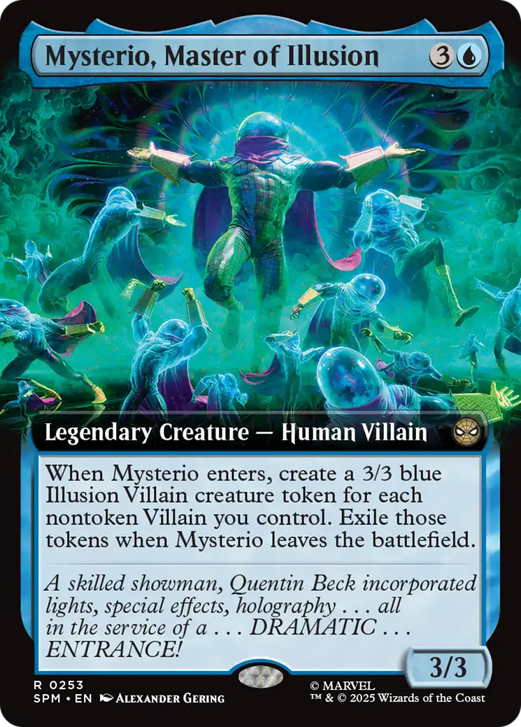 Mysterio, Master of Illusion - Rare Legendary Creature — Human Villain card from Marvel's Spider-Man