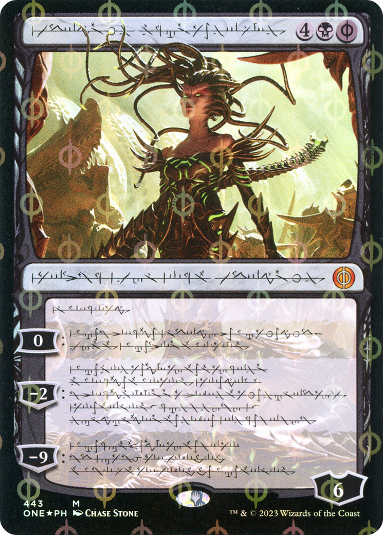 Vraska, Betrayal's Sting - Mythic Legendary Planeswalker — Vraska card from Phyrexia: All Will Be One