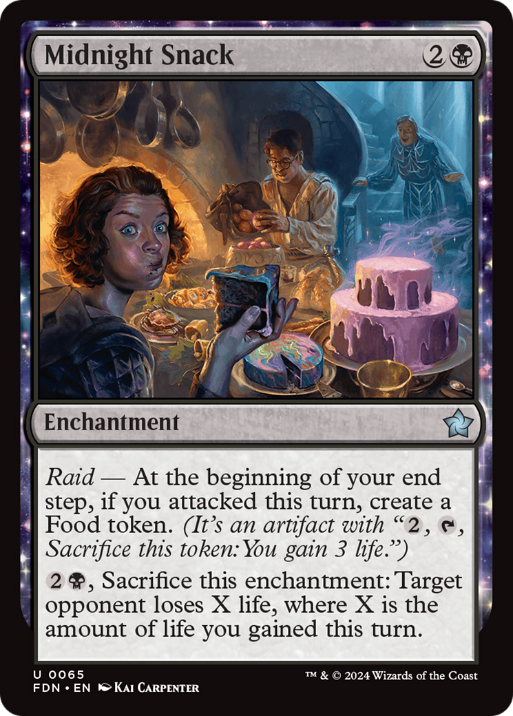 Midnight Snack - Uncommon Enchantment card from Foundations