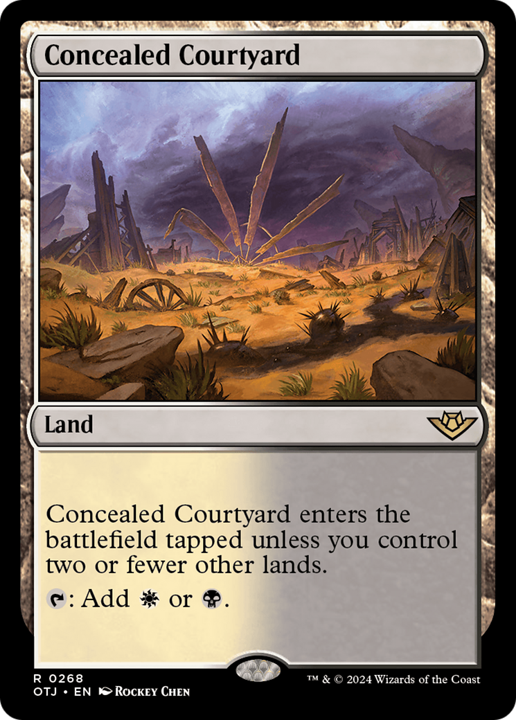Concealed Courtyard - Land used in Orzhov main decks
