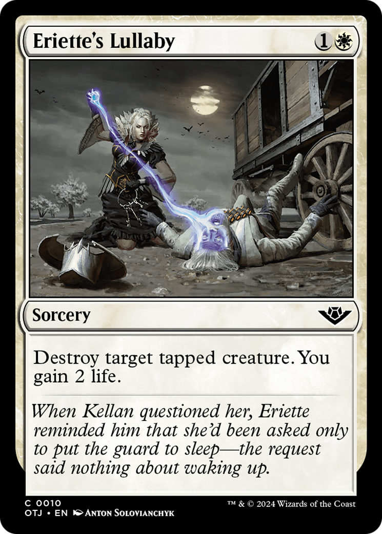 Eriette's Lullaby - Common Sorcery card from Outlaws of Thunder Junction