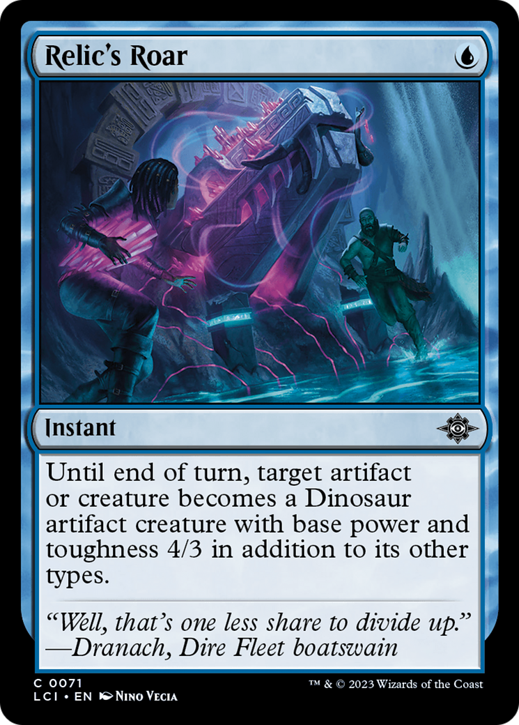 Relic's Roar - Common Instant card from The Lost Caverns of Ixalan