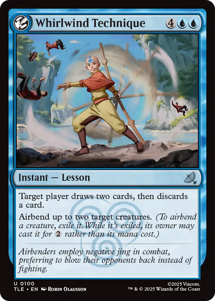 Whirlwind Technique - Uncommon Instant — Lesson card from Avatar: The Last Airbender Eternal