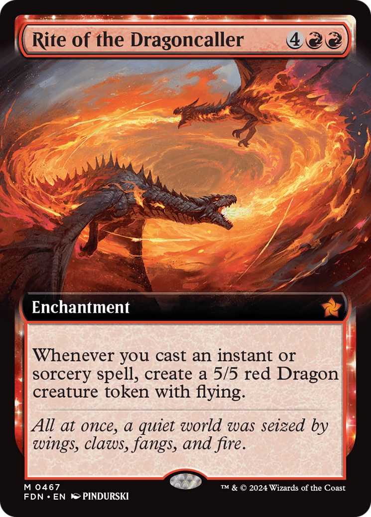 Rite of the Dragoncaller - Mythic Enchantment card from Foundations