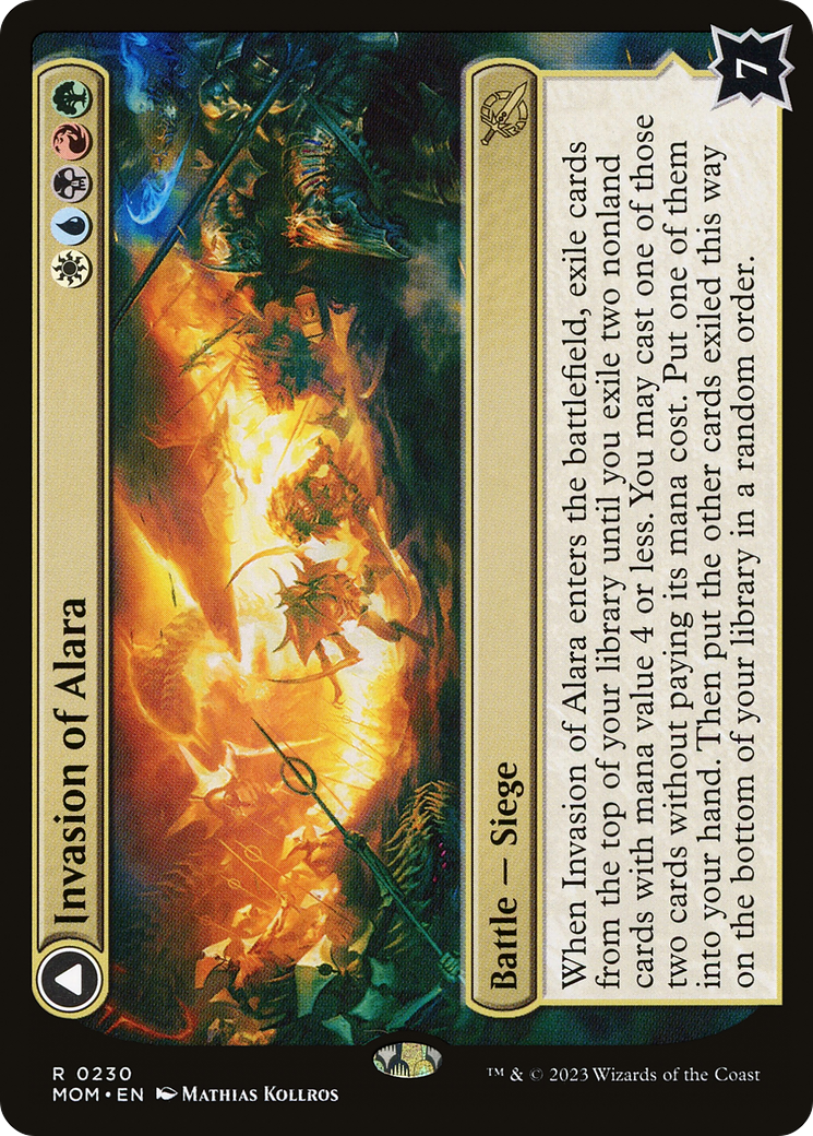 Invasion of Alara // Awaken the Maelstrom - Rare Sorcery card from March of the Machine