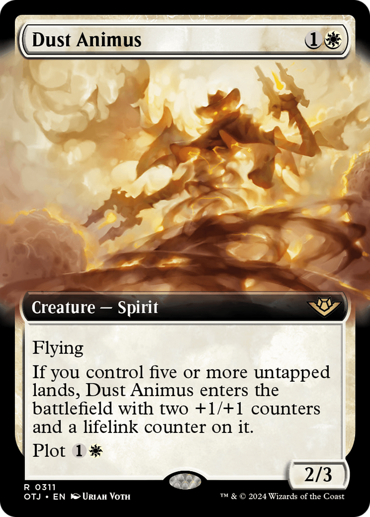 Dust Animus - Rare Creature — Spirit card from Outlaws of Thunder Junction