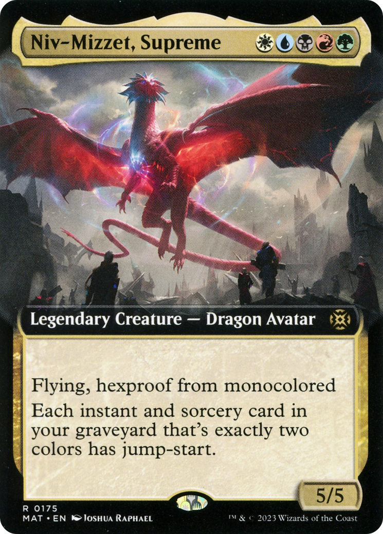 Niv-Mizzet, Supreme - Rare Legendary Creature — Dragon Avatar card from March of the Machine: The Aftermath