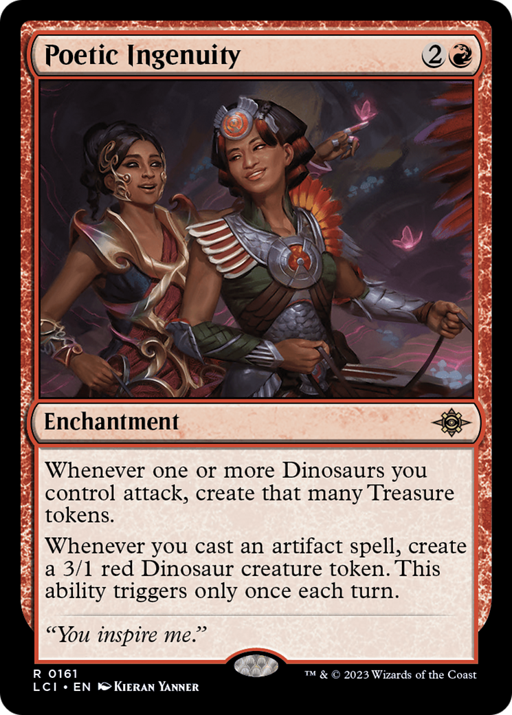 Poetic Ingenuity - Rare Enchantment card from The Lost Caverns of Ixalan