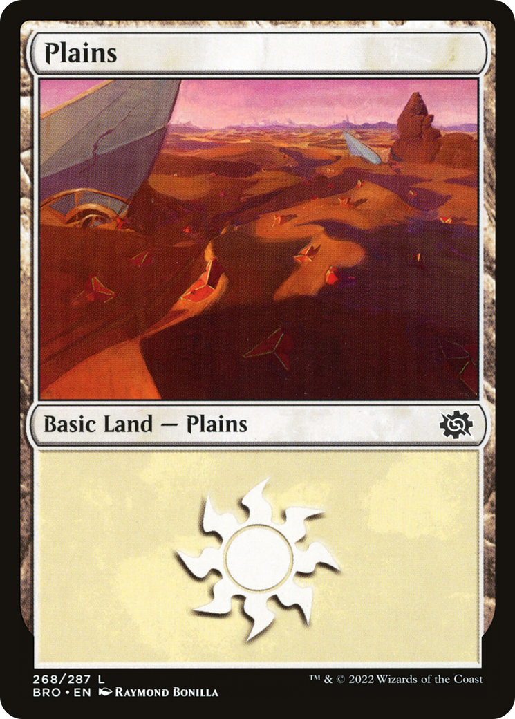 Plains - Common Basic Land — Plains card from The Brothers' War
