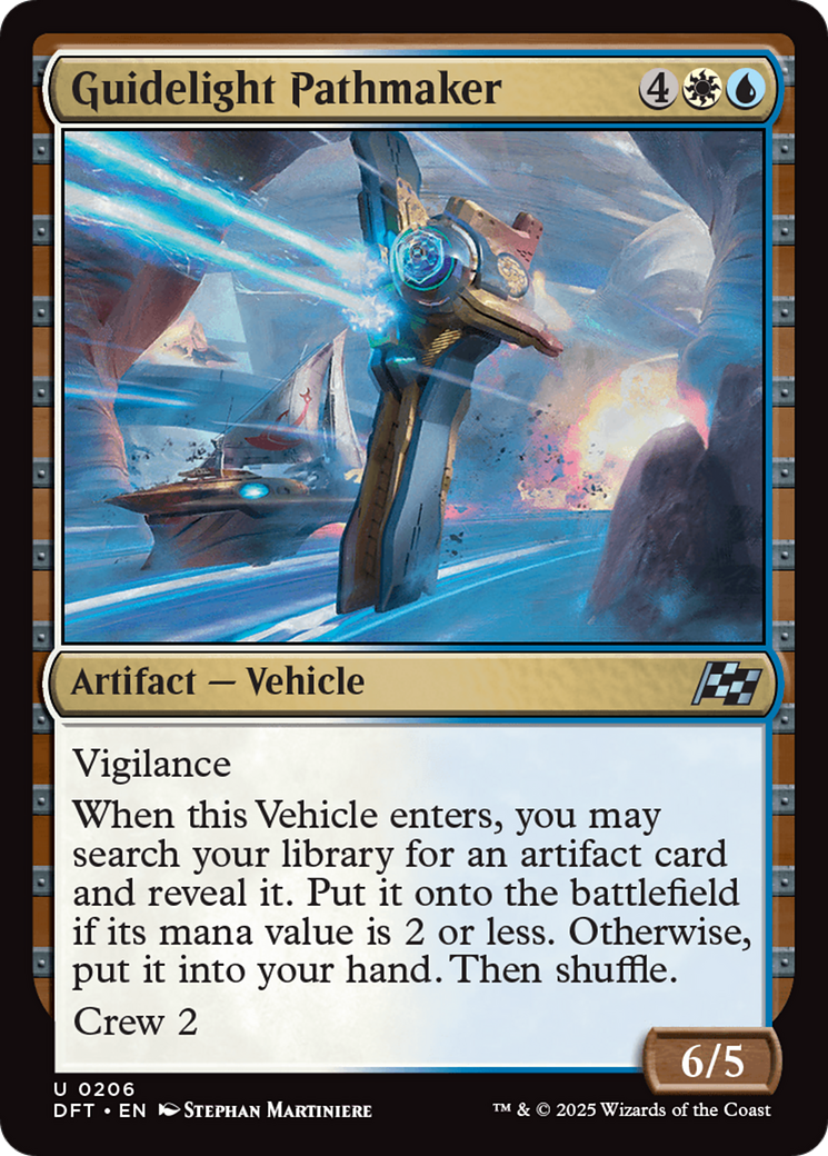 Guidelight Pathmaker - Uncommon Artifact — Vehicle card from Aetherdrift