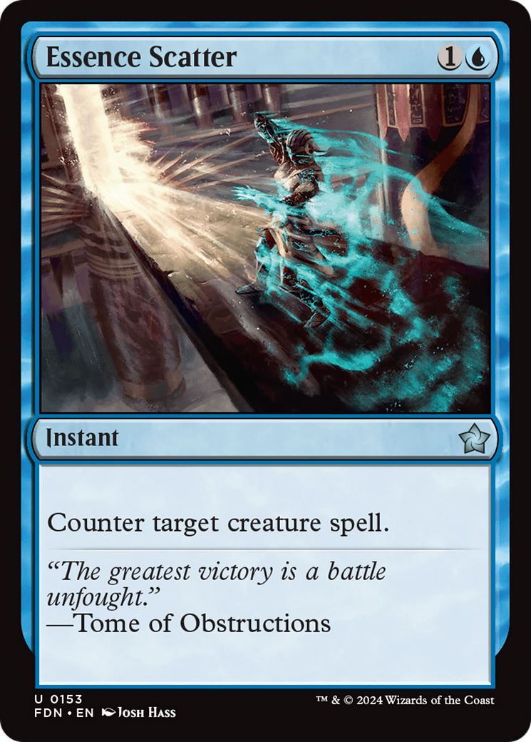 Essence Scatter - Uncommon Instant card from Foundations