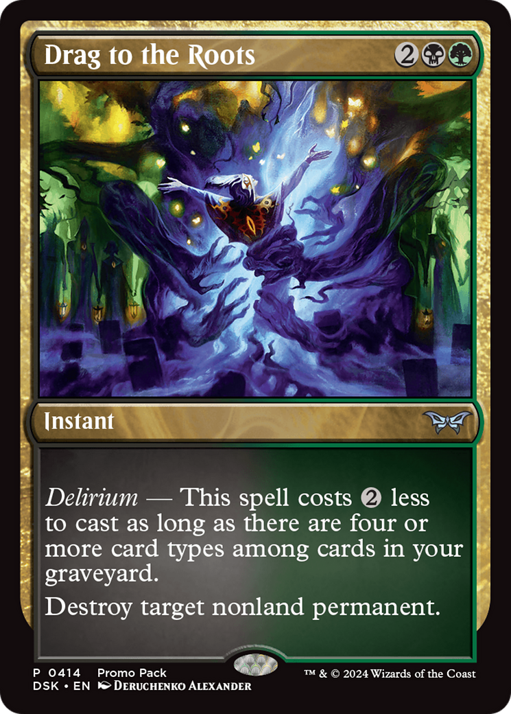 Drag to the Roots - Uncommon Instant card from Duskmourn: House of Horror