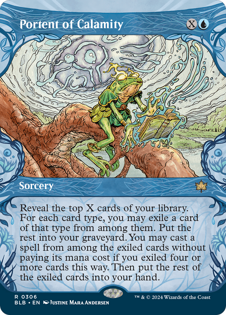 Portent of Calamity - Rare Sorcery card from Bloomburrow