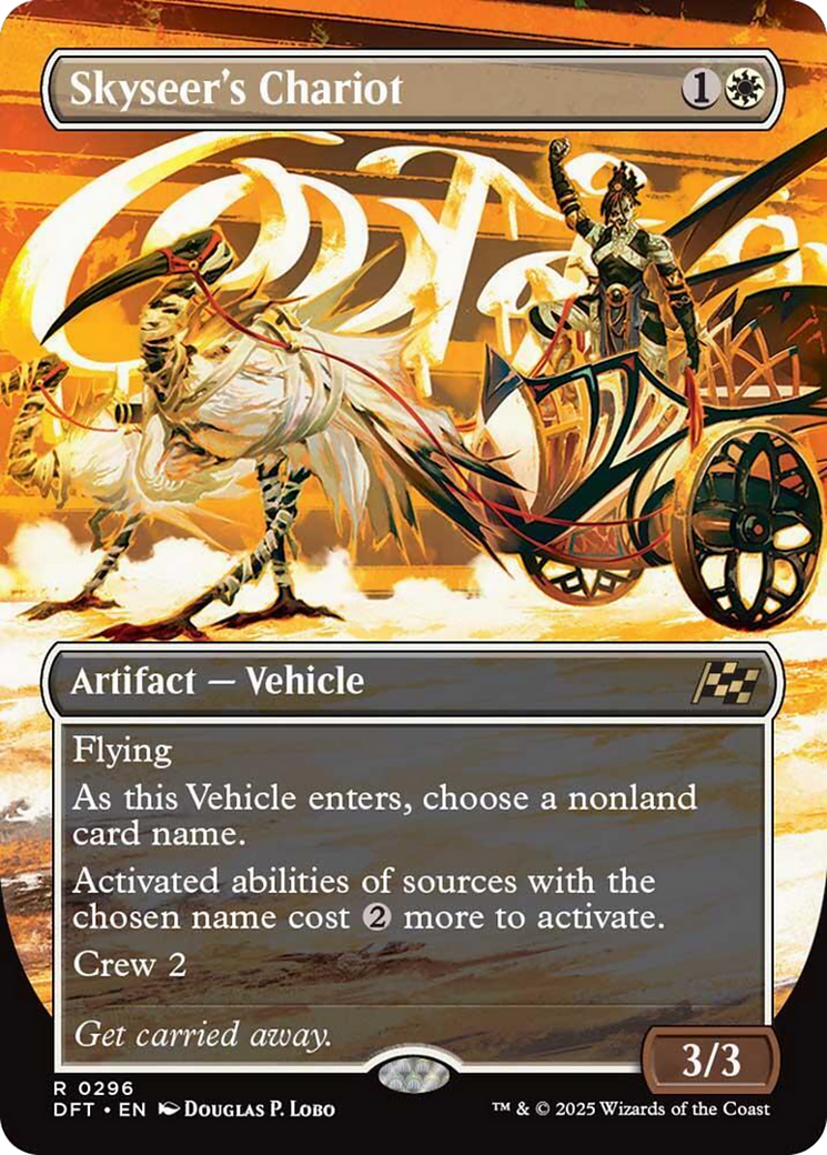 Skyseer's Chariot - Rare Artifact — Vehicle card from Aetherdrift