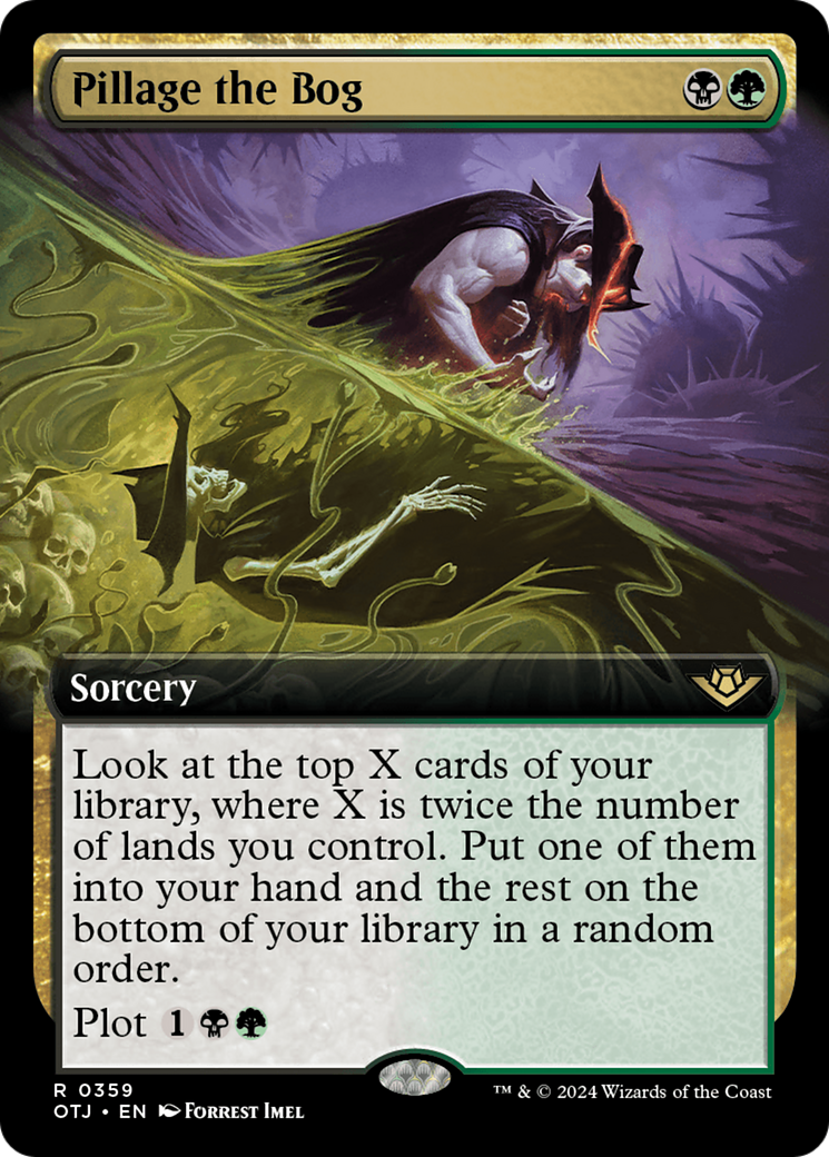 Pillage the Bog - Rare Sorcery card from Outlaws of Thunder Junction