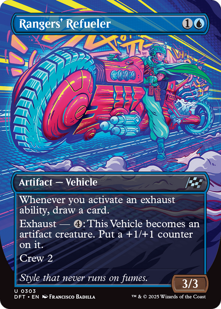 Rangers' Refueler - Uncommon Artifact — Vehicle card from Aetherdrift