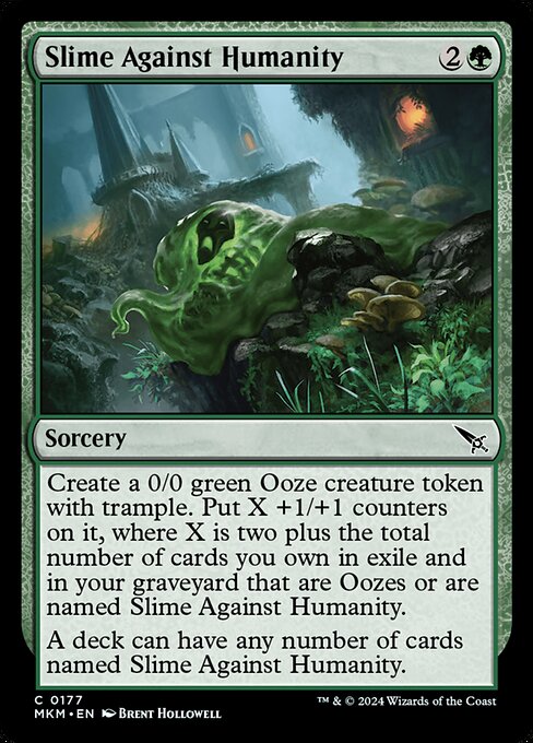Slime Against Humanity - Common card from Murders at Karlov Manor