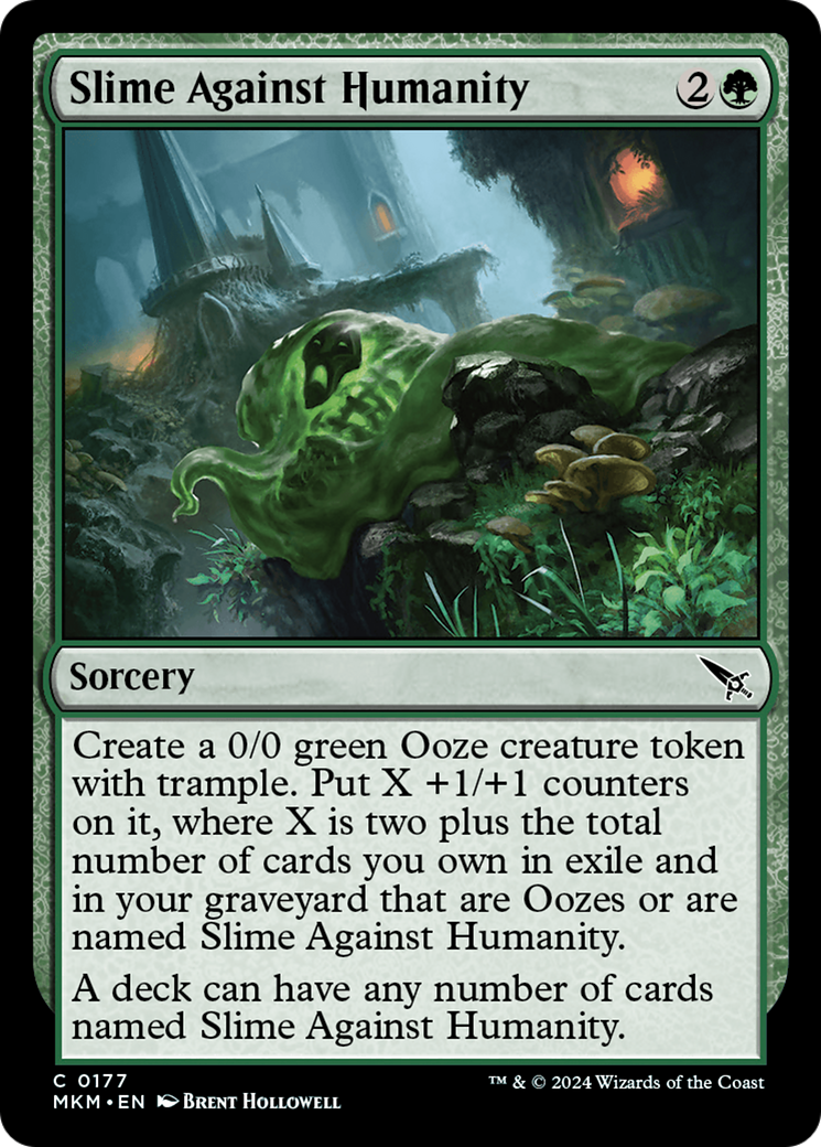 Slime Against Humanity - Common Sorcery card from Murders at Karlov Manor