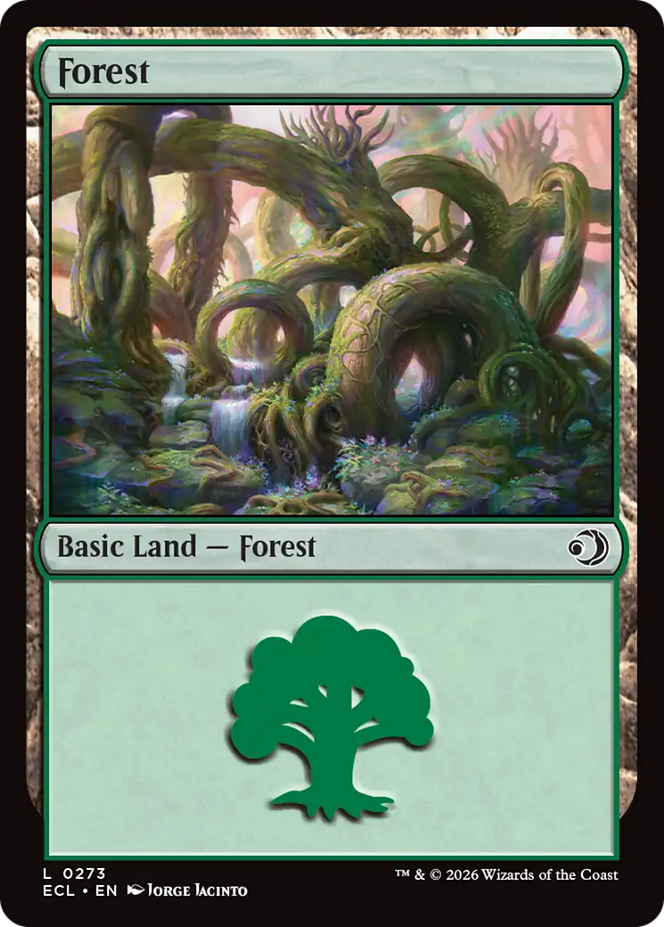 Forest - Common Basic Land — Forest card from Lorwyn Eclipsed