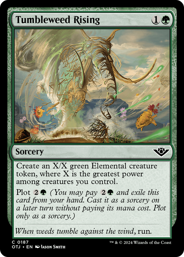Tumbleweed Rising - Common Sorcery card from Outlaws of Thunder Junction
